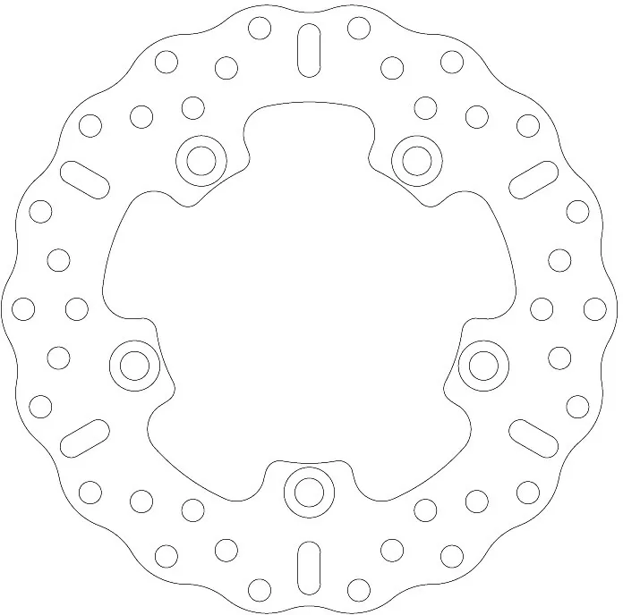 EBC Solid Wave Brake Disc MD3106C