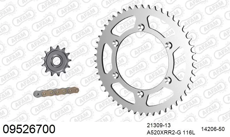 AFAM Chainset - Steel