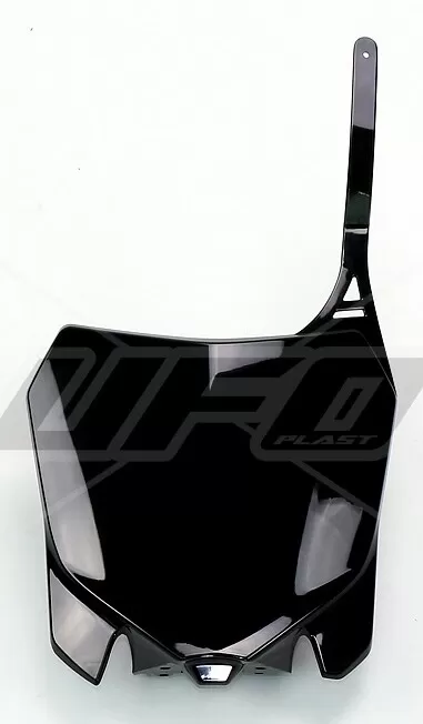 UFO Front Number Plate Black Honda CRF250/CRF450R