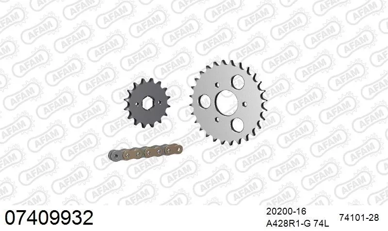 AFAM Chainset - Steel