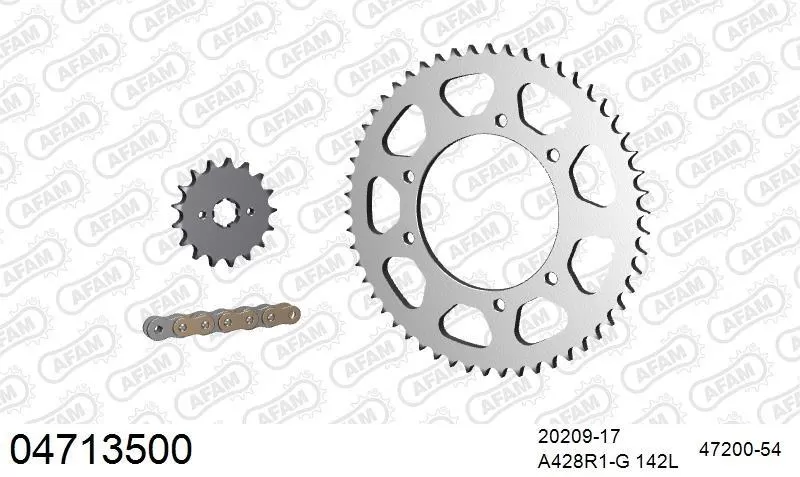 AFAM Chainset - Steel