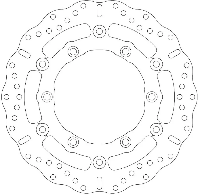 EBC Floating Wave Brake Disc MD822XC