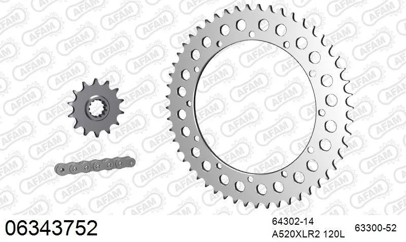AFAM Chainset - Aluminium