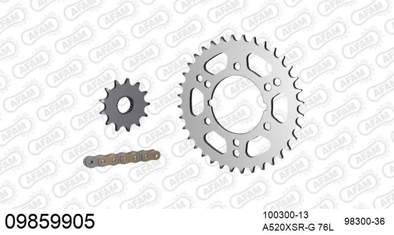 AFAM Chainset - Steel