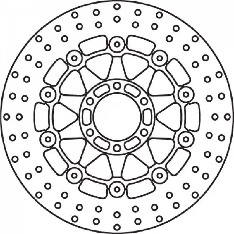 Brembo Brake Disc 108489975 298X4