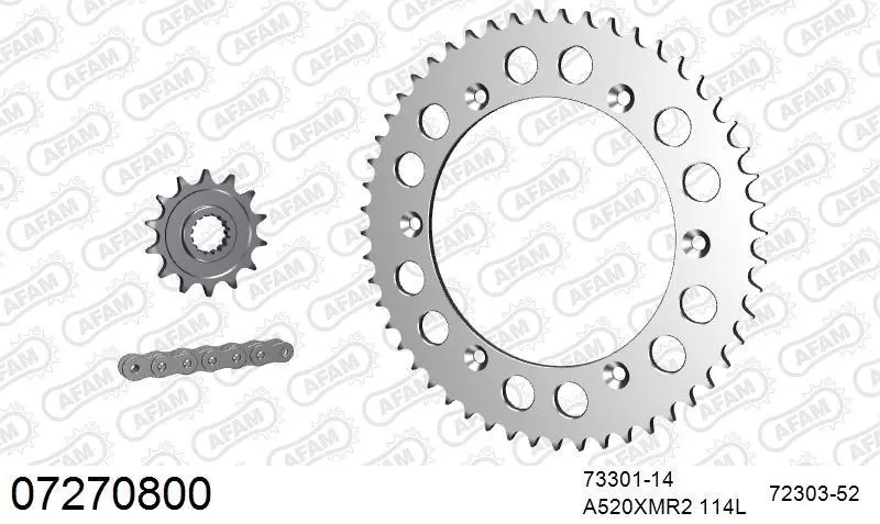 AFAM Chainset - Aluminium