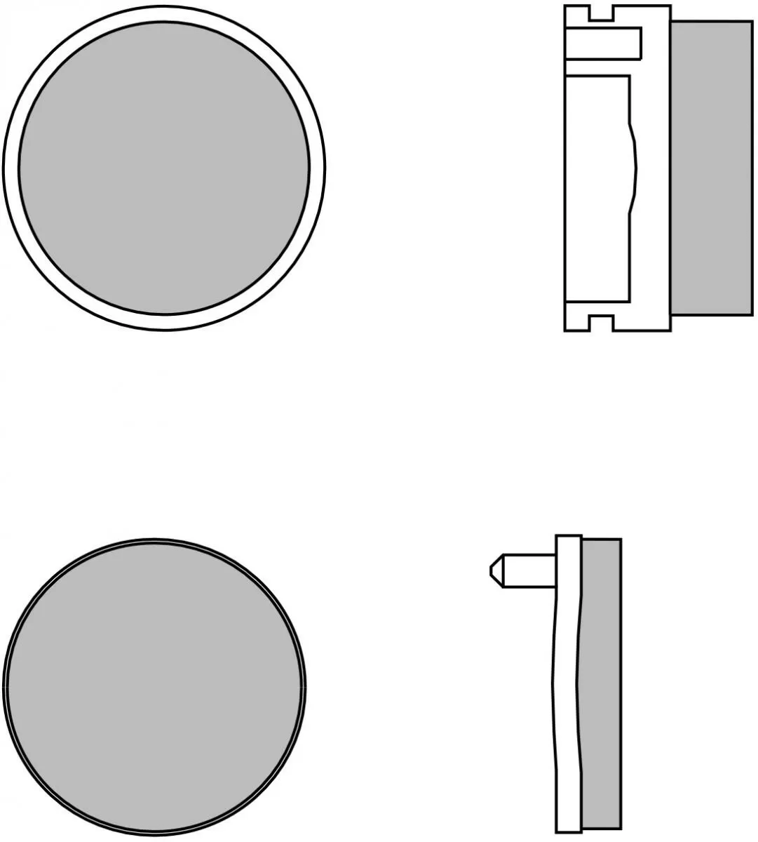 Brembo 07YA44SD Brake Pads Sinter Off Road 