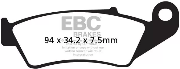 EBC Organic Brake Pads FA185TT