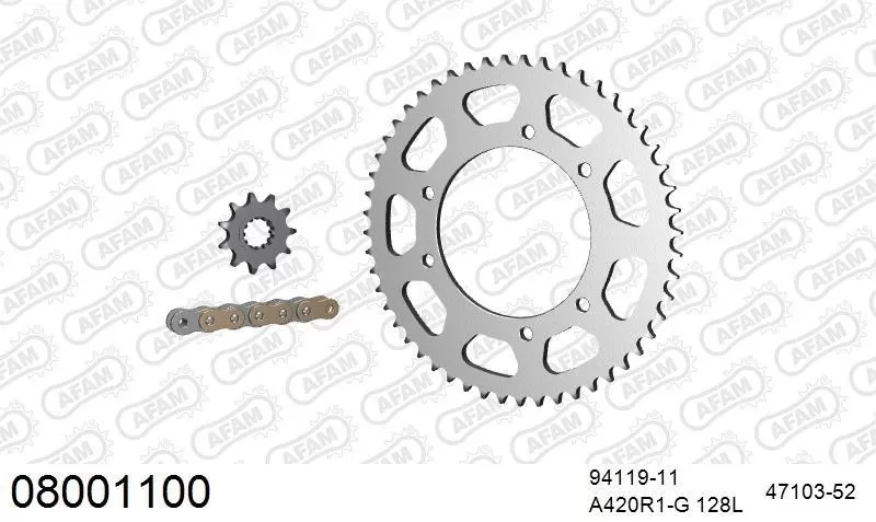 AFAM Chainset - Steel