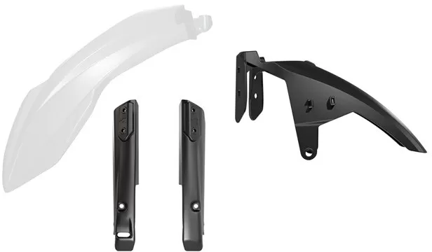 Rtech Front Fender Kit Yamaha T7 3-Piece White/Black