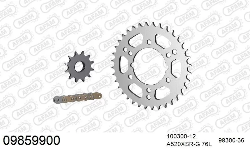 AFAM Chainset - Steel