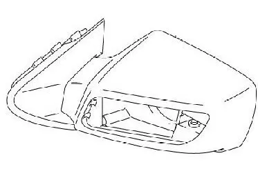 Suzuki Mirror Left 56600-10GD0-YWC