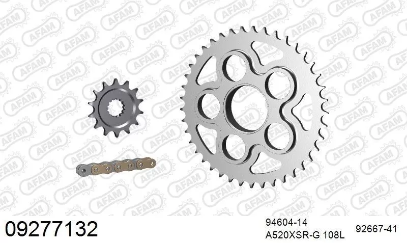 AFAM Chainset - Steel