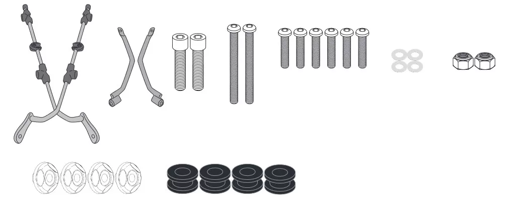 GIVI Screen Mounting Kit V7 850 Stone 21-23