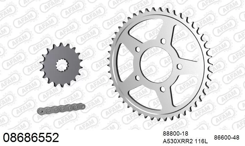 AFAM Chainset - Steel