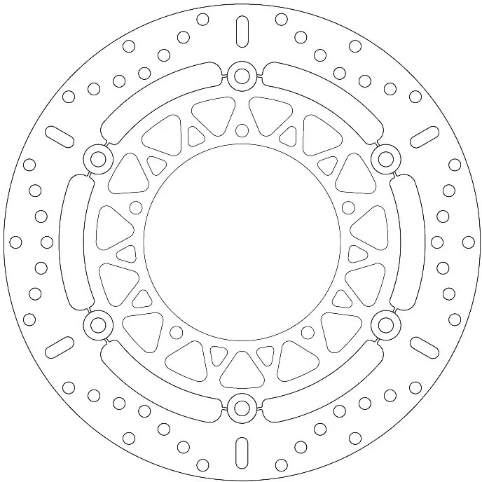 EBC X-Series Full Floating Brake Disc MD2124X