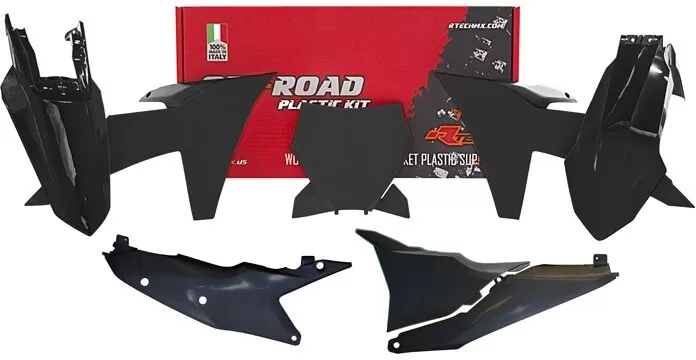 Rtech Plastic Kit 6-piece Black SX 125-250-300 2023
