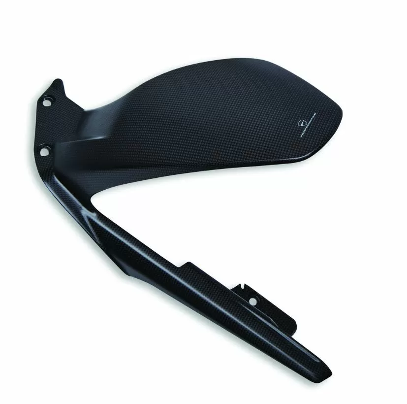 Racing Exhaust Carbon Rear Mudguard Set