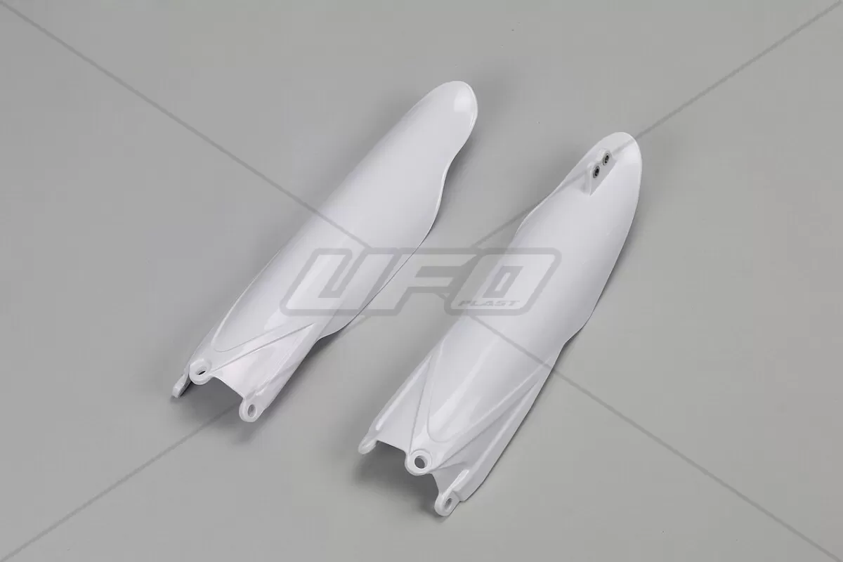 UFO Fork Slider Protectors Yamaha White