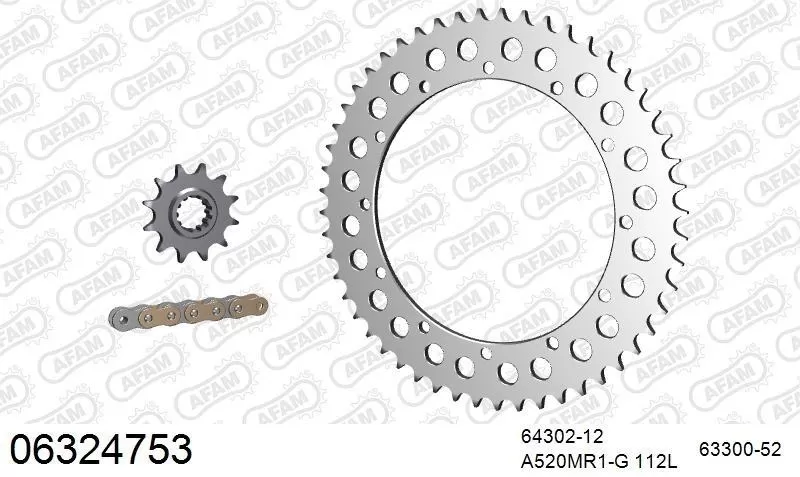 AFAM Chainset - Aluminium