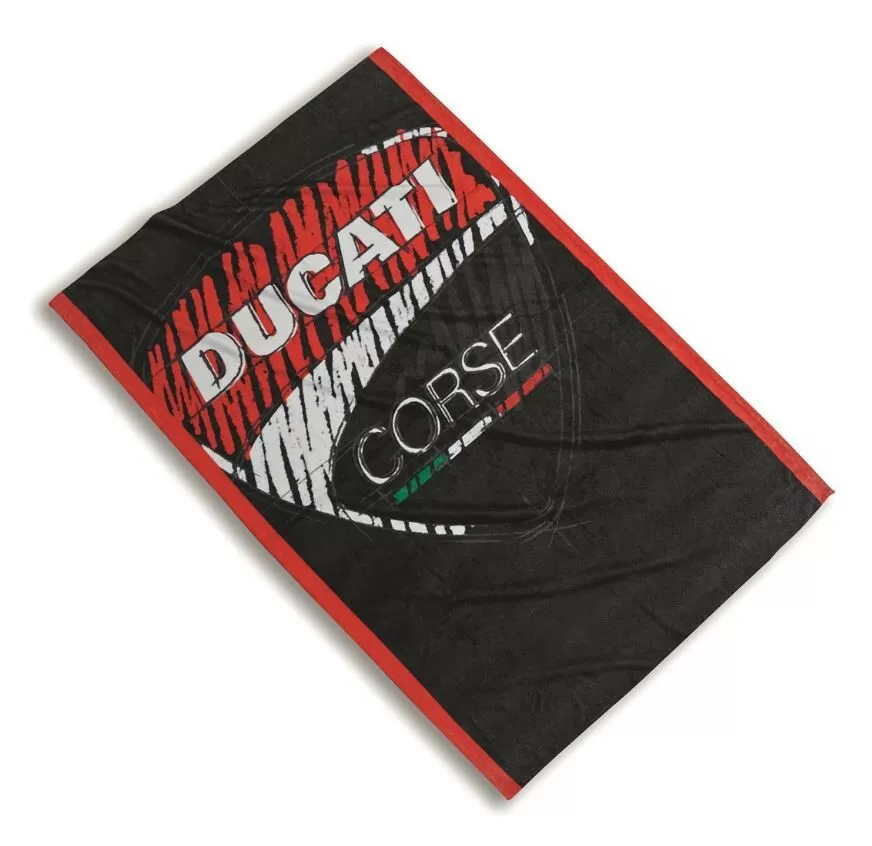 Ducati BEACH TOWEL DC 17 BLACK 987695091