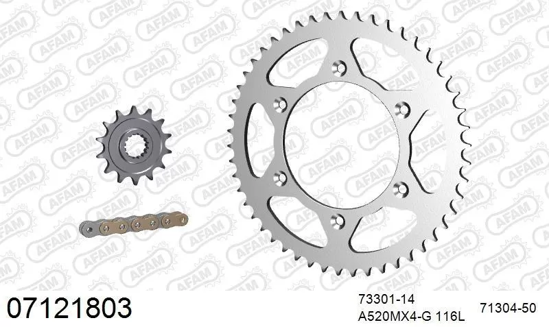 AFAM Chainset - Steel