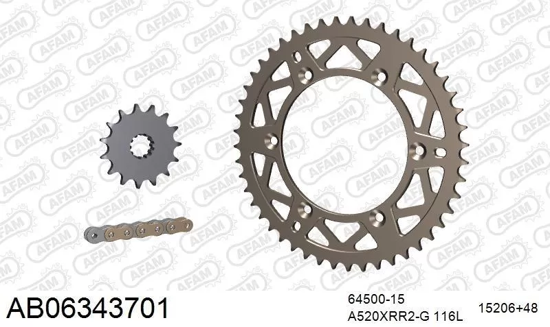 AFAM Chainset - Aluminium AB