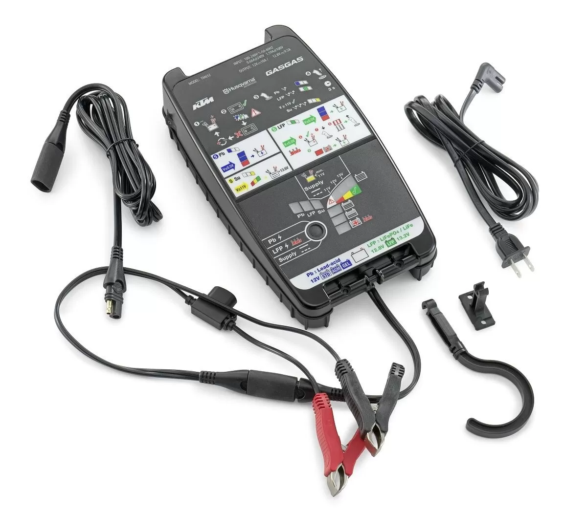 Husqvarna battery charging and testing unit