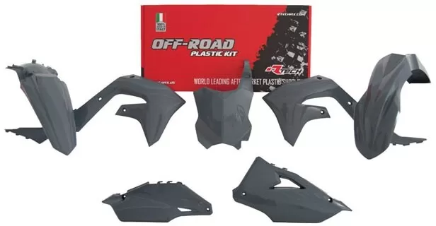 Rtech Plastics Kit 5 Pcs Quantum Grey KXF 450