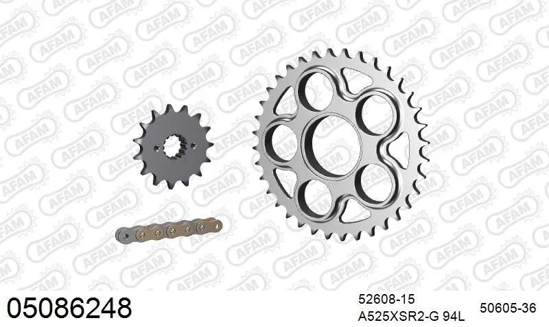AFAM Chainset - Steel