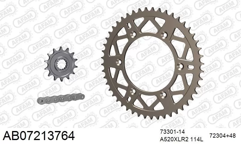 AFAM Chainset - Aluminium AB