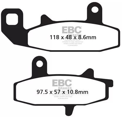 EBC Organic Brake Pads FA147