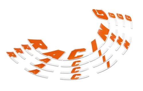 KTM Rim Sticker Set Orange 1290 Super Duke R/GT
