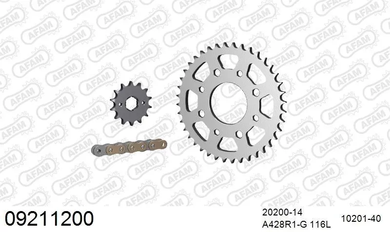AFAM Chainset - Steel