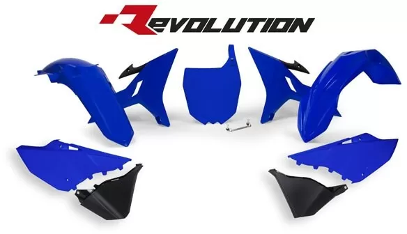 Rtech Plastics Kit 6-Piece YZ 125/250 Blue/Black