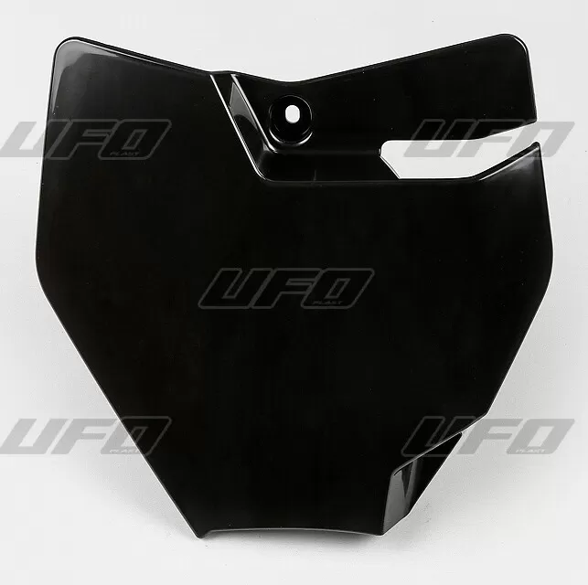 UFO Front Number Plate Black KTM 65 16-22