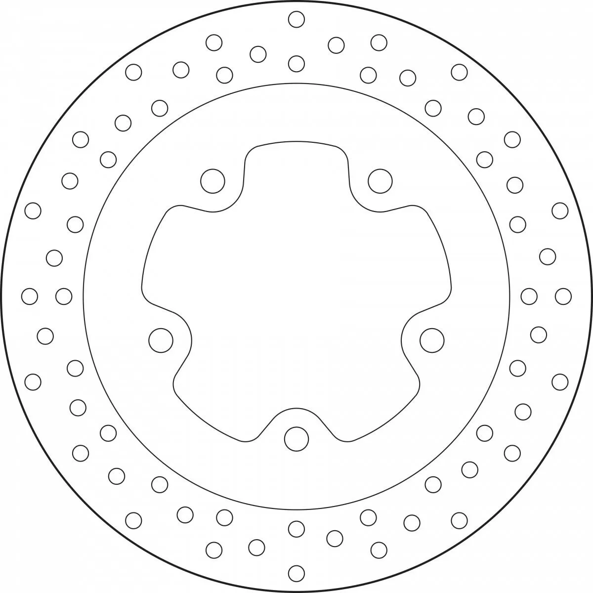 Brembo Brake Disc 68B407B9 260X4