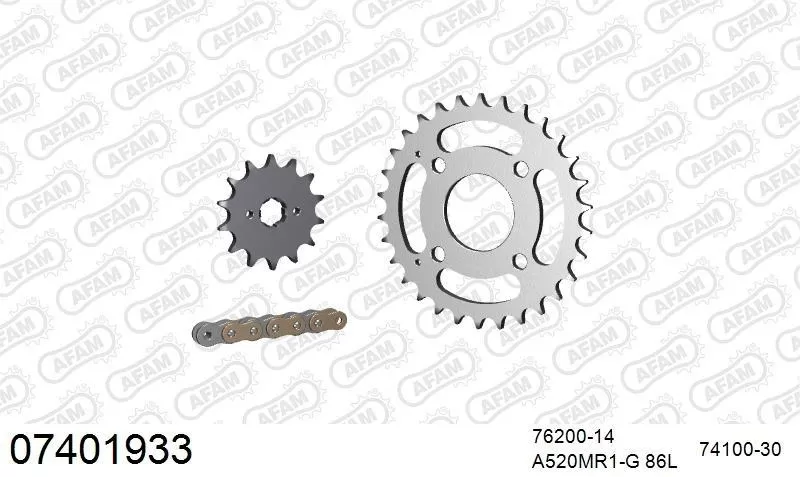 AFAM Chainset - Steel