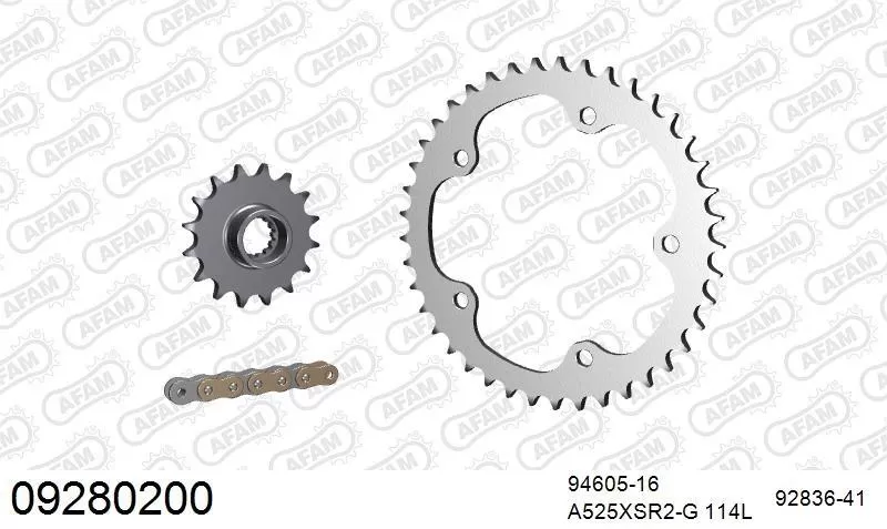 AFAM Chainset - Steel