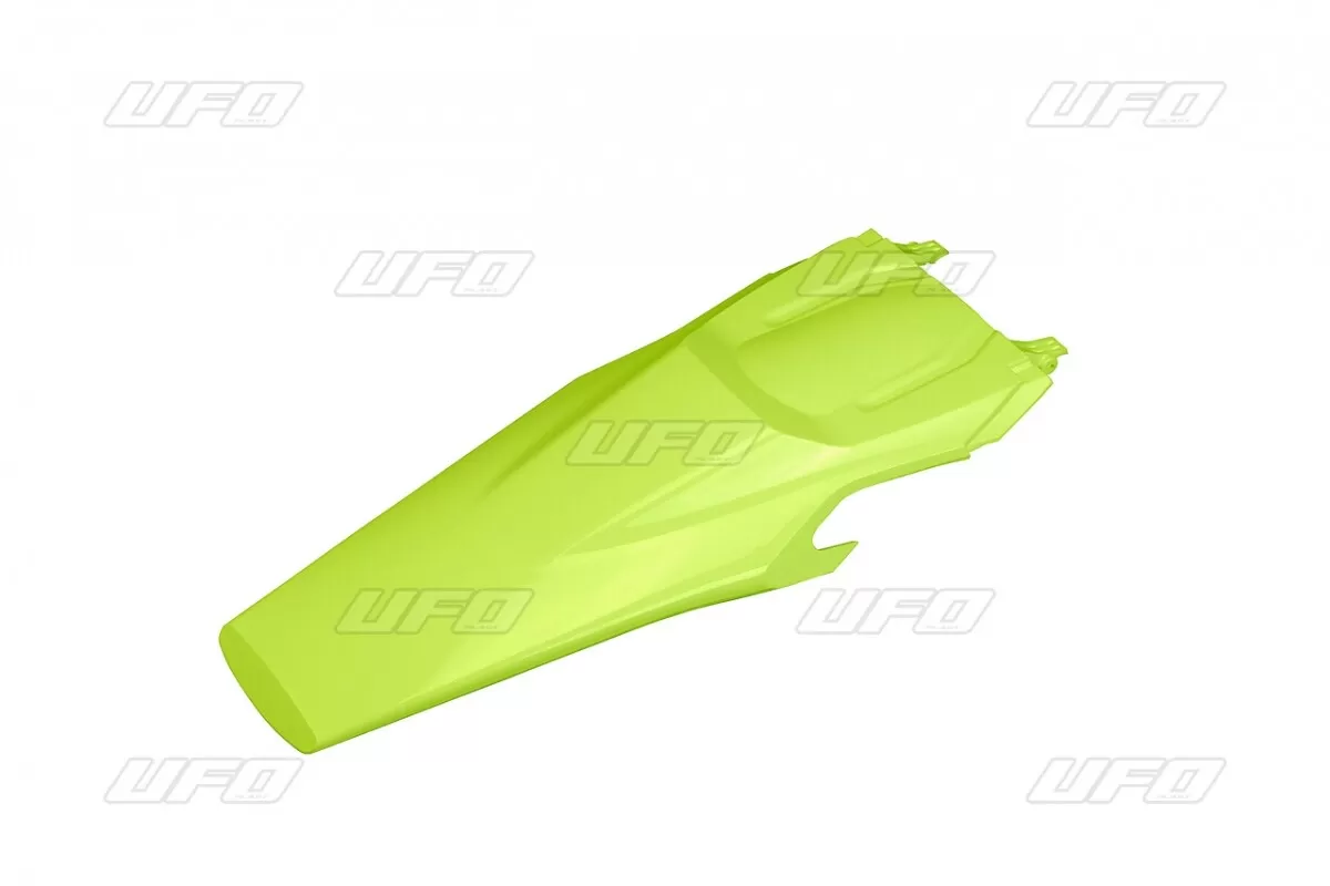 UFO Rear Fender with Pins Husqvarna FE501 Neon Yellow