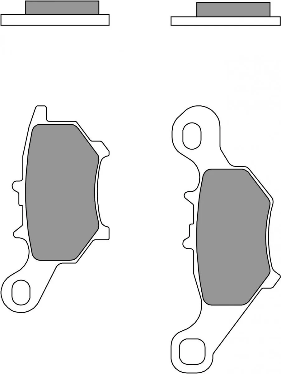 Brembo 07091 Brake Pads Scooter Carbon Ceramic 