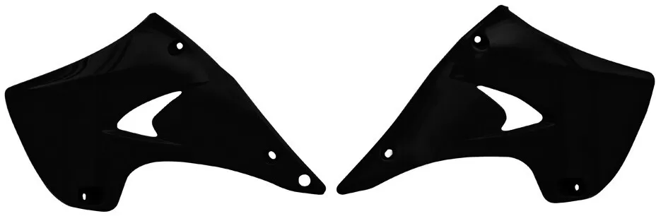Rtech Radiator Scoops Kawasaki KX 125-250 Black