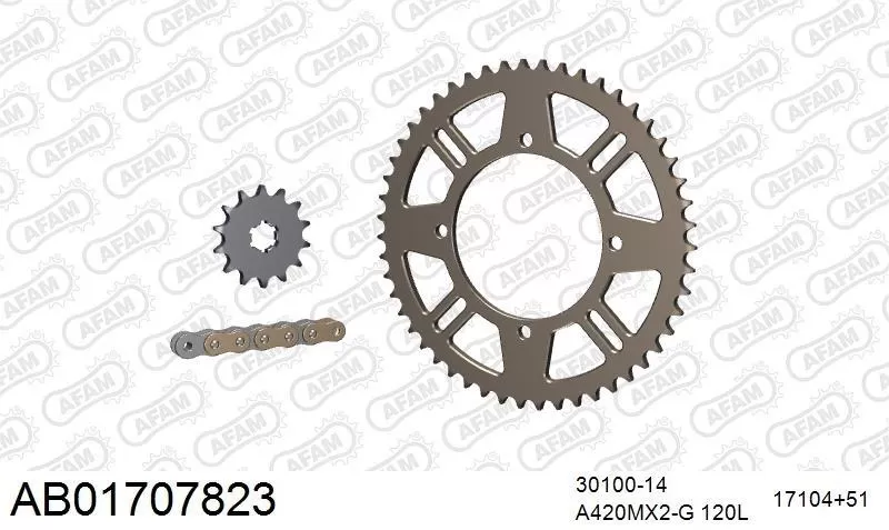 AFAM Chainset - Aluminium AB