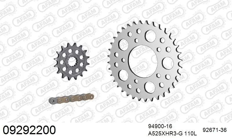 AFAM Chainset - Steel
