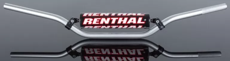 Renthal Handlebar 22mm RC High Silver 809-01-SI-01-185