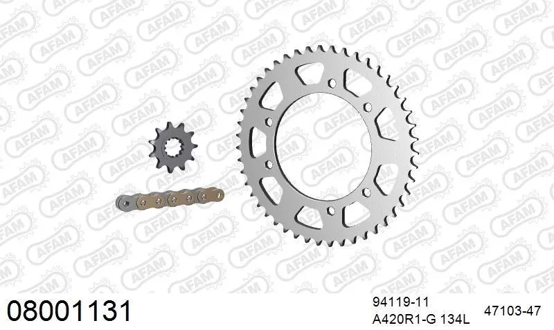 AFAM Chainset - Steel