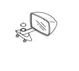 Kawasaki Mirror right 56001-1391-P5