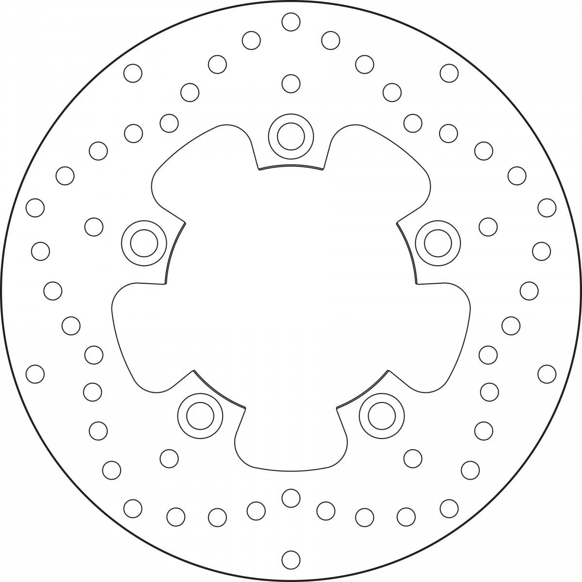 Brembo Brake Disc 68B407J7 226X4