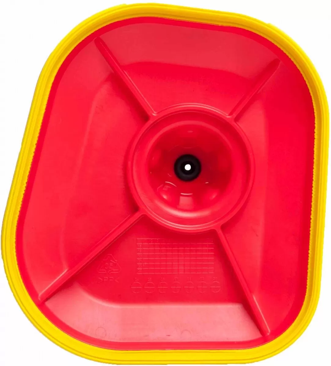 Rtech Air Box Cover Red/Yellow Kawasaki KXF 450 19-21