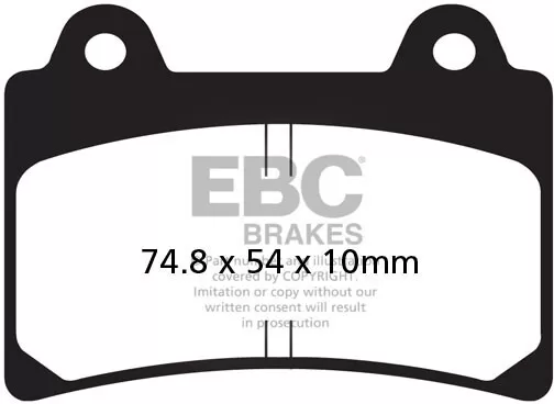 EBC Organic Brake Pads FA123